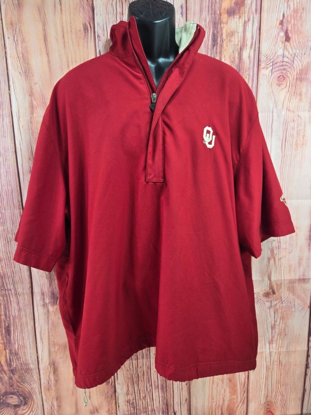 Oklahoma Sooners Callaway Golf Sport Red Pullover Jacket XL